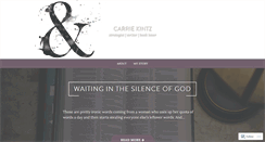 Desktop Screenshot of carriekintz.com